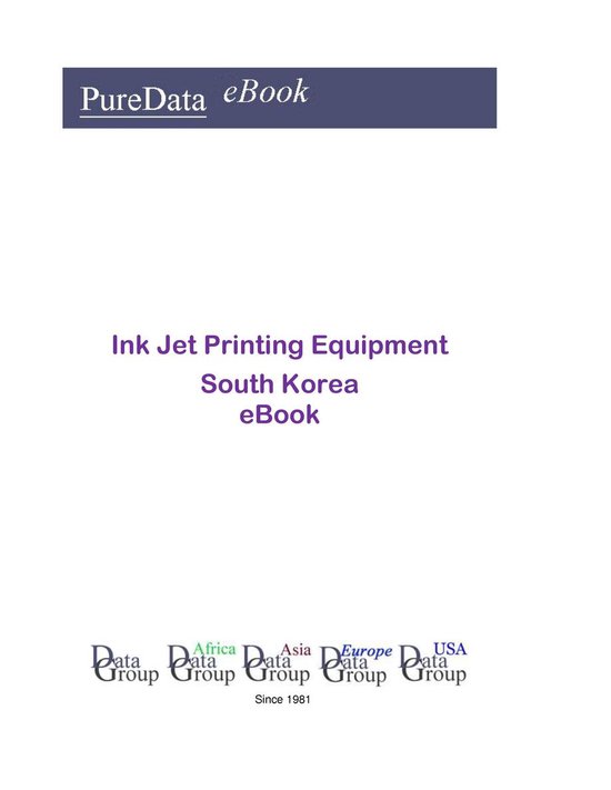 PureData eBook - Ink Jet Printing Equipment in South Korea - cover