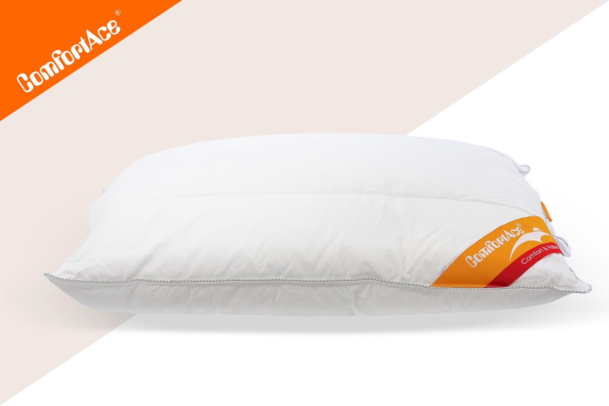 ComfortAce Strauss Hoofdkussen - 60 x 70 cm - Zacht