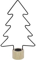 Gusta - Theelichthouder - kerstboom  -29 cm hoog