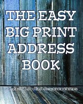 Senior-The Easy Big Print Address Book