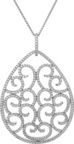 Orphelia ZH-7295 - Hanger met ketting - Zilver 925 - Zirkonia - 5 cm