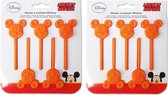 2x Silicone bakvorm lollie Mickey Mouse t.b.v Chocolade