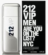 MULTI BUNDEL 3 stuks Carolina Herrera 212 Vip Men Eau De Toilette Spray 100ml