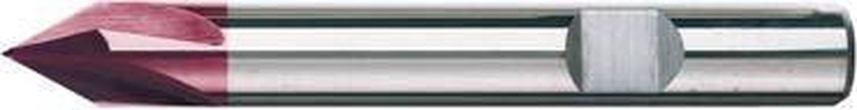 NC-afbraamfrees Type N VHM TiAIN DIN 6527 10,0mm, 60° FORMAT