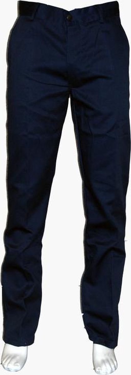Werkbroek polyester/katoen navy maat 50