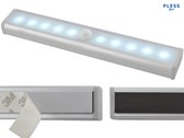 LED Bewegingssensor Kast Keuken Badkamer Onderbouw Kastlicht Verlichting - Kastverlichting Lichtbalk Met Sensor Wit AAA Batterijen - Pless®