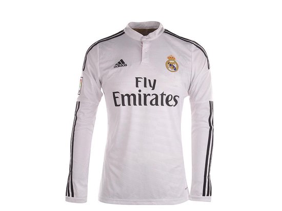 Geld rubber Huiswerk maken gangpad Adidas Real Madrid thuis shirt wit lange mouw maat L | bol.com