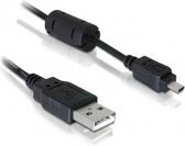 Delock USB 2.0 A Male naar USB 2.0 Mini Male - 1.83 m