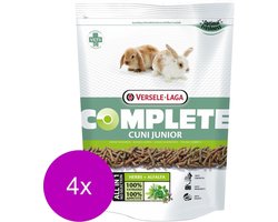 Versele-Laga Complete Cuni Junior - Konijnenvoer - 4 x 500 g