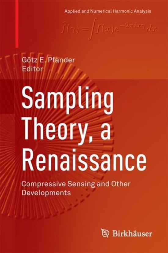 Sampling Theory a Renaissance - cover