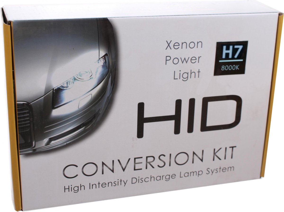 Blanco HID-Xenon set H7 8000K AC Slim-Ballast