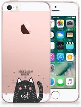 iPhone SE | 5S TPU Hoesje Design Cat Good Day