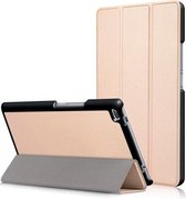 Tri-Fold Book Case - Lenovo Tab 4 8 Hoesje - Goud