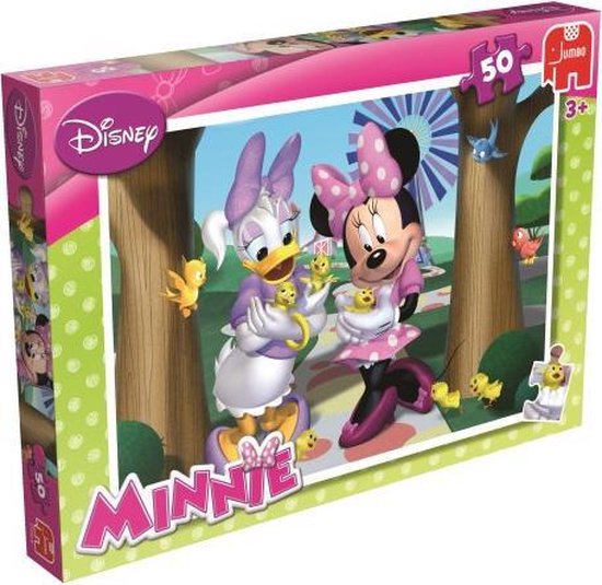 Is aan het huilen Oxide output Jumbo Puzzel - 50 stuks - Disney - Minnie Mouse | bol.com