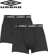Umbro – Boxershorts – 2 pack – Zwart – Maat L | bol.com
