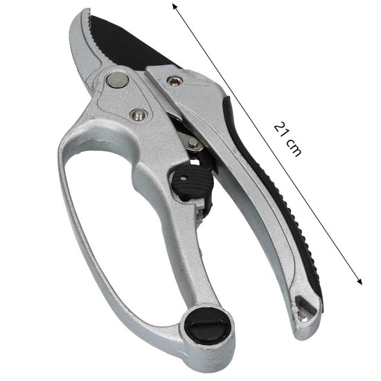 Snoeischaar Aluminium - 21cm - Roestvrijstalen Tuinschaar Papegaaienbek - Snoeien en Knippen in de Tuin - Takken uit uw Tuin Weghalen van Kinzo Garden — afbeelding 3