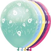 8 jaar feestballonnen - ballon - leeftijd -  5 stuks