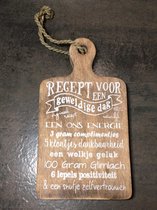 Tekst Blok Recept voor een 31 x 17 cm