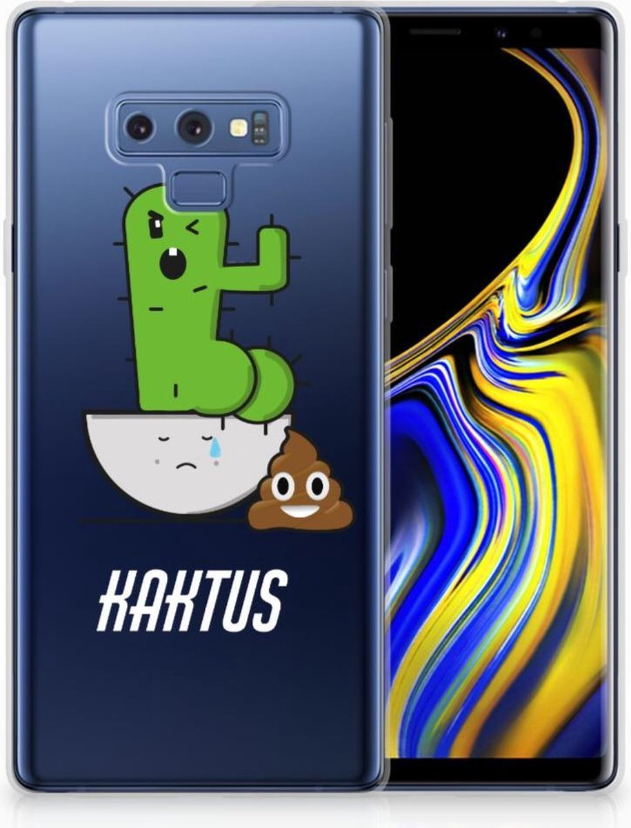 Samsung Galaxy Note 9 Telefoonhoesje met Naam Cactus Poo