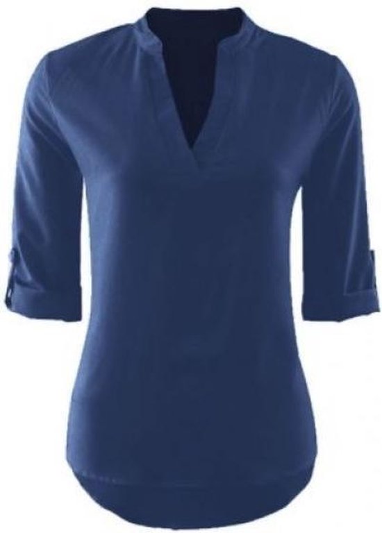 Blouse Met Driekwart Mouw Online Hotsell, UP TO 58% OFF | apmusicales.com