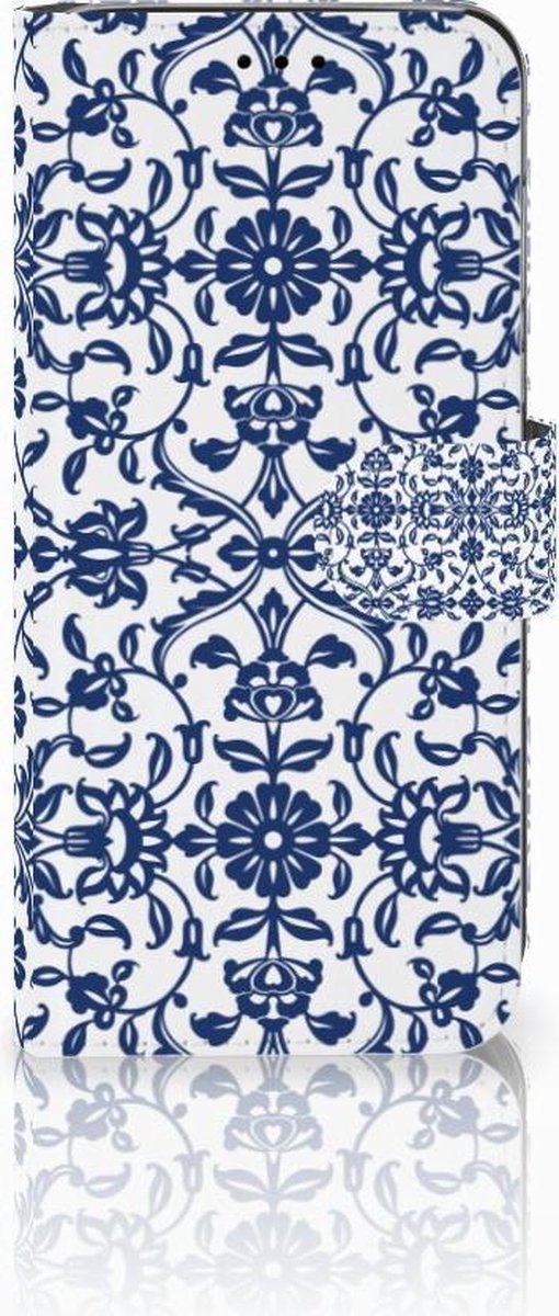 Huawei P20 Lite Hoesje Flower Blue