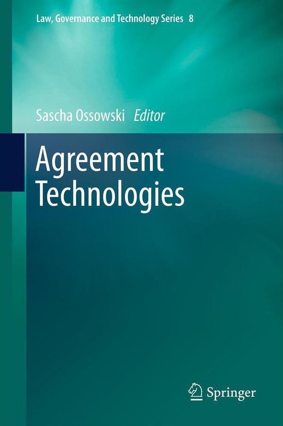 Law, Governance and Technology Series 8 - Agreement Technolo ... - cover