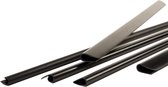 Klemruggen 9mm - zwart - 25 stuks