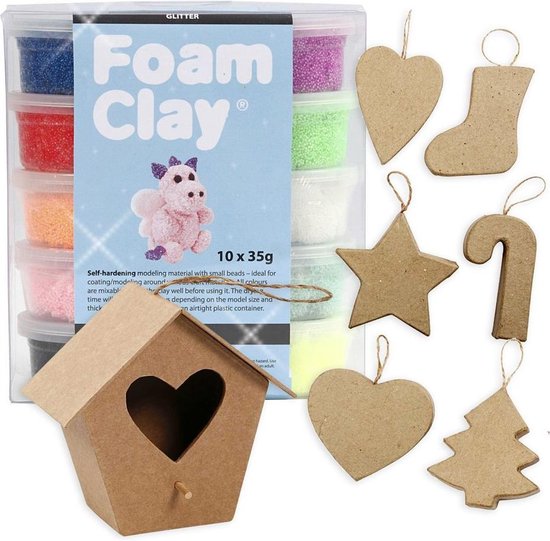 Foam Clay Knutselpakket Kerst