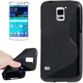Samsung Galaxy S5 Mini Silicone Case s-style hoesje Zwart