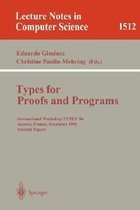 Types for Proofs and Programs