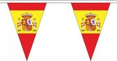 Les pays d'Espagne pointent des drapeaux à 5 mètres - guirlande / ligne de drapeau