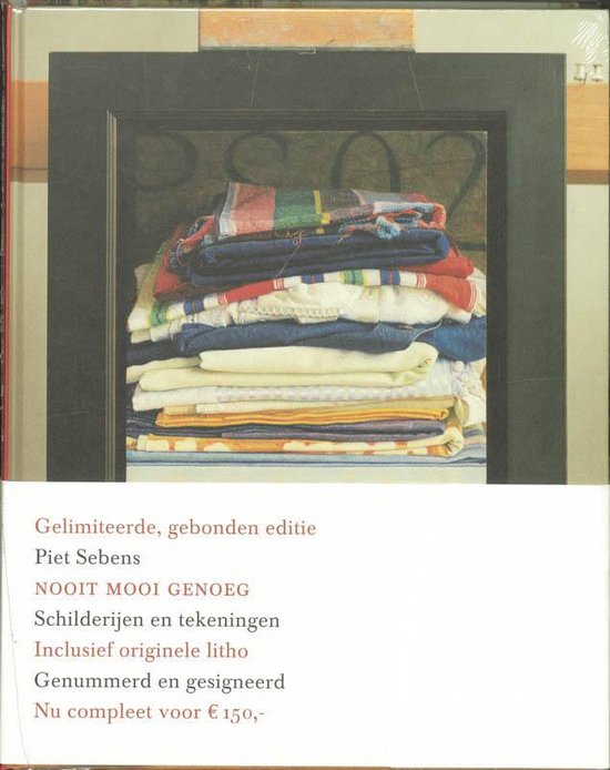 Cover van het boek 'Piet Sebens - Nooit mooi genoeg / Luxe editie'