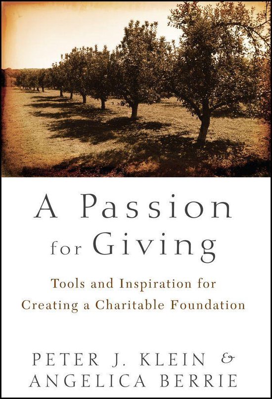 A Passion for Giving - cover