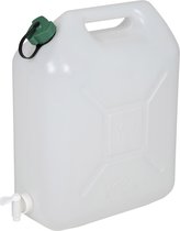 EDA - Jerrycan - Met kraan - 20 Liter - Jerrycan voor water - Wit