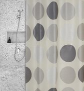 Roomture - douchegordijn - cirkels - 180 x 200 cm