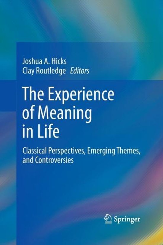 The Experience of Meaning in Life - cover