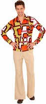 WIDMANN - Groovy jaren 70 disco blouse voor heren - L / XL