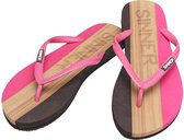 SINNER Capitola Dames Slippers - Donker roze/Licht bruin - Maat 36