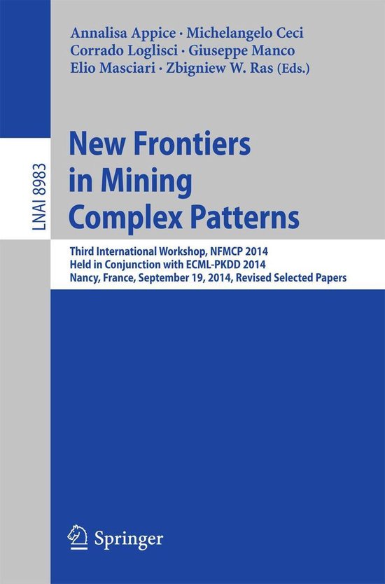 Springer Nature Proceedings Computer Science - New Frontiers ... - cover