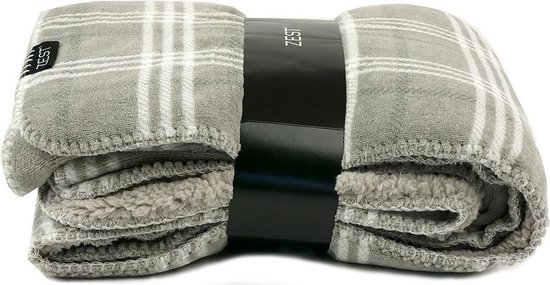 Caroline Confronteren stroomkring GAEVE | Zest fleece deken - heerlijk zacht, warm plaid - 125*150 cm - vacht  zijde -... | bol.com