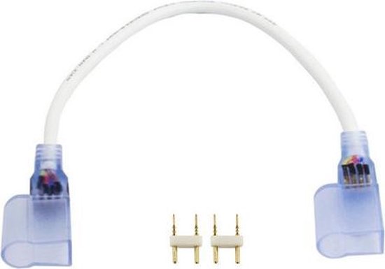 Connecteur unicolore Groenovatie LED Neon - 2 fils - Sans soudure - 1 mètre