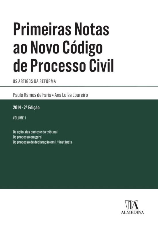 Primeiras Notas ao Novo Código de Processo Civil - Vol. I - ... - cover
