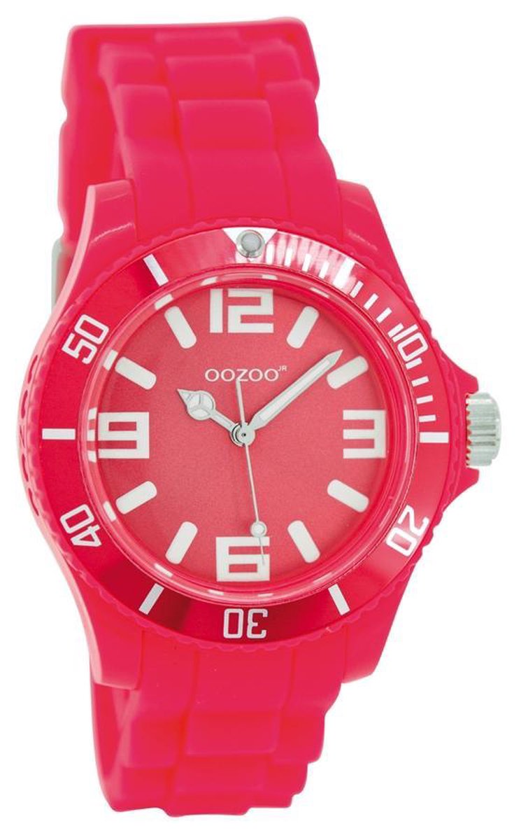 OOZOO Junior JR224 Horloge Siliconen 38 mm Roze bol