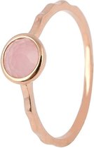 Fate Jewellery Ring FJ169 - Rozenkwarts - 925 Zilver, rosé verguld - 17mm