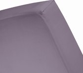 Damai - Hoeslaken (tot 15 cm) - Katoen - 60 x 120 cm - Purple