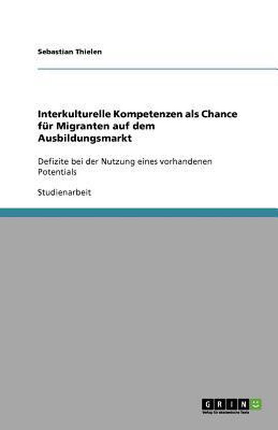 Interkulturelle Kompetenzen als Chance für Migranten auf  d ... - cover