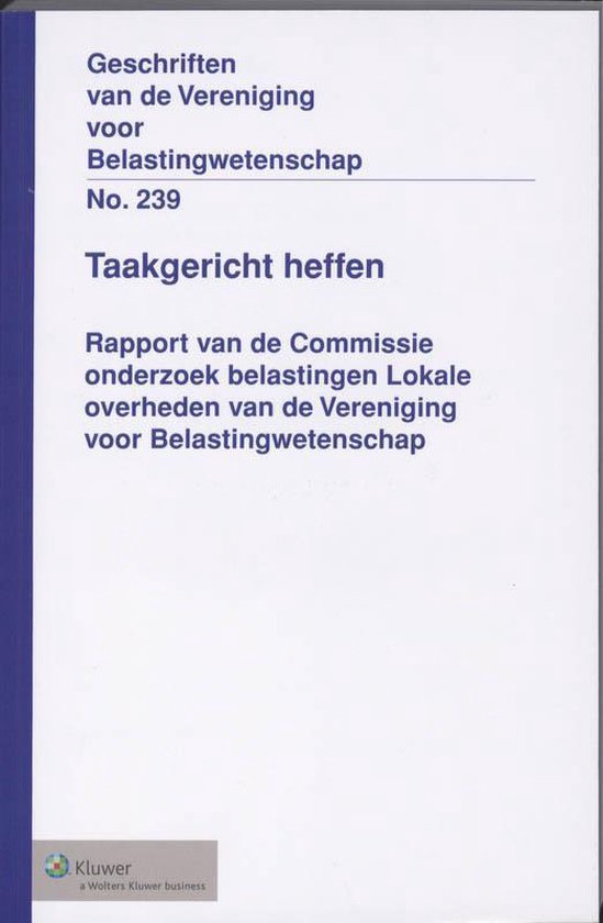 Taak gericht heffen - cover