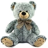 Eddy Toys Knuffelbeer Donkergrijs 27 Cm