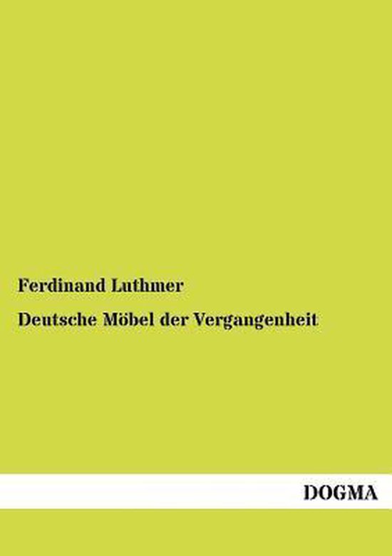 Deutsche Möbel der Vergangenheit - cover