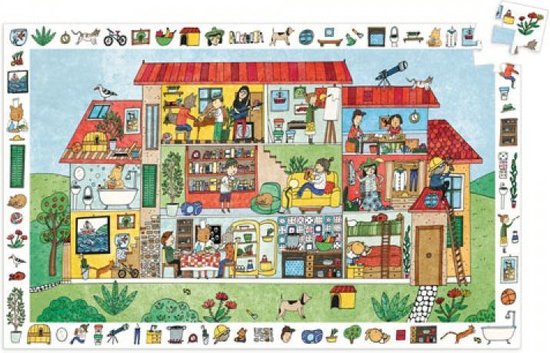 Djeco puzzel huis (35 stukjes) | bol.com